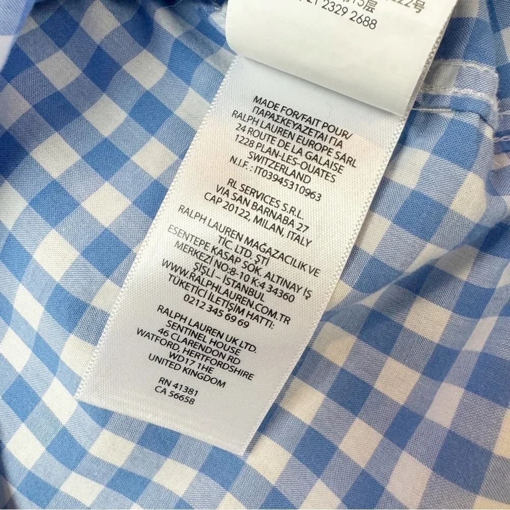 Ralph Lauren Button Down Shirt 12 mo